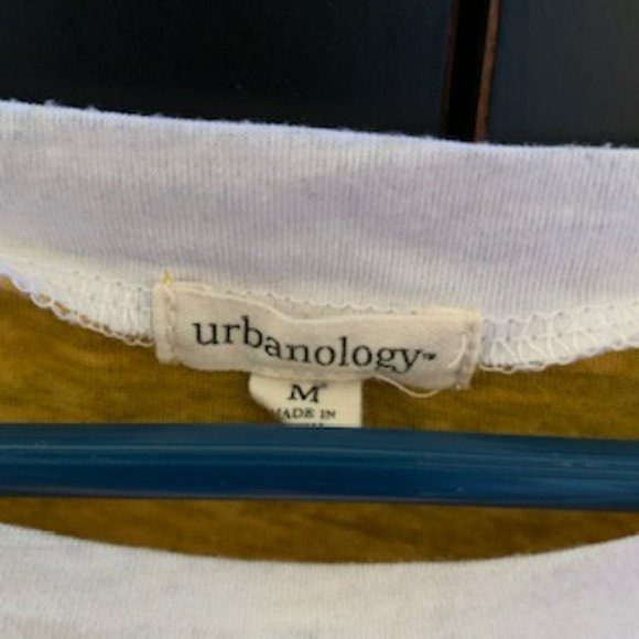 Blue and Gold Urbanology Burnout Baseball T-Shirt - Picture 3 of 10